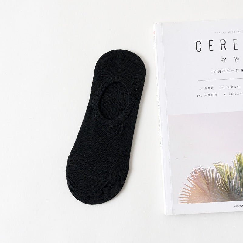 Silicone anti - slip breathable invisible cotton socks - Sophinity