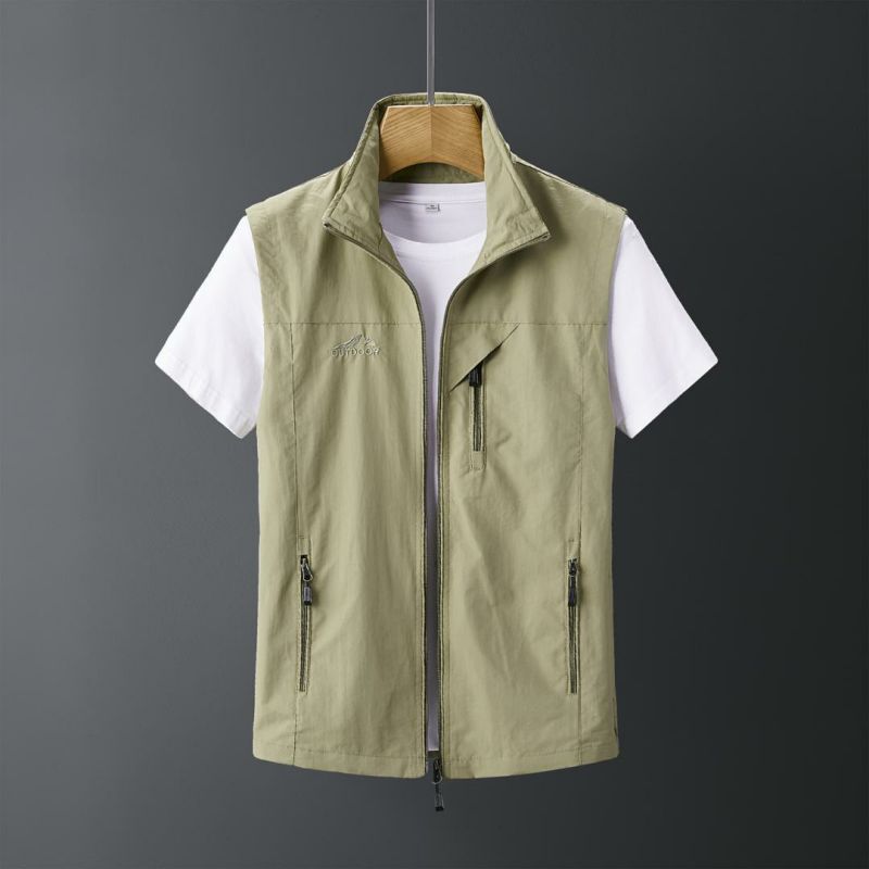 Men's Outdoor Casual Rabbit Fur Vest Waistcoat Coat - Sophinity