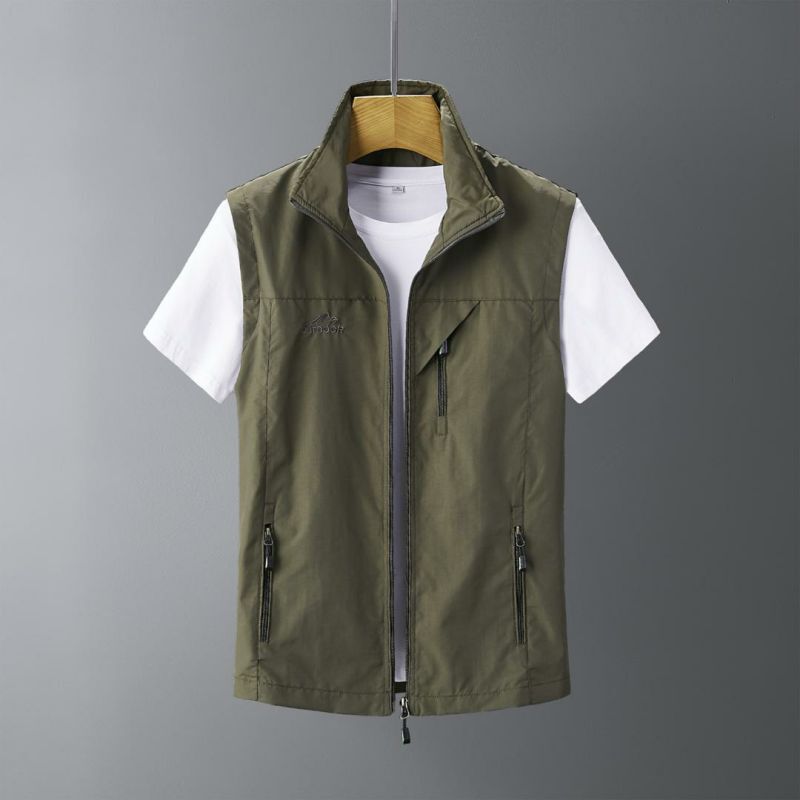 Men's Outdoor Casual Rabbit Fur Vest Waistcoat Coat - Sophinity