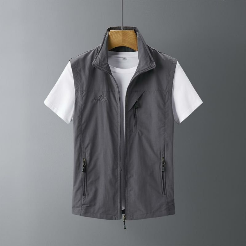 Men's Outdoor Casual Rabbit Fur Vest Waistcoat Coat - Sophinity