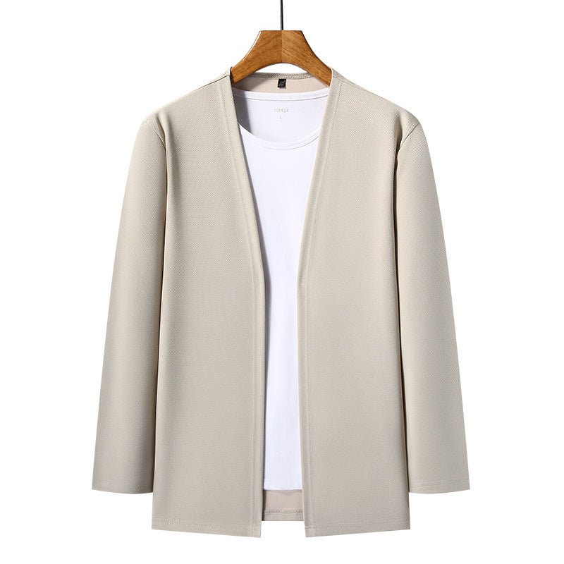 Spring Men's Cardigan Korean Style Middle - aged - Sophinity