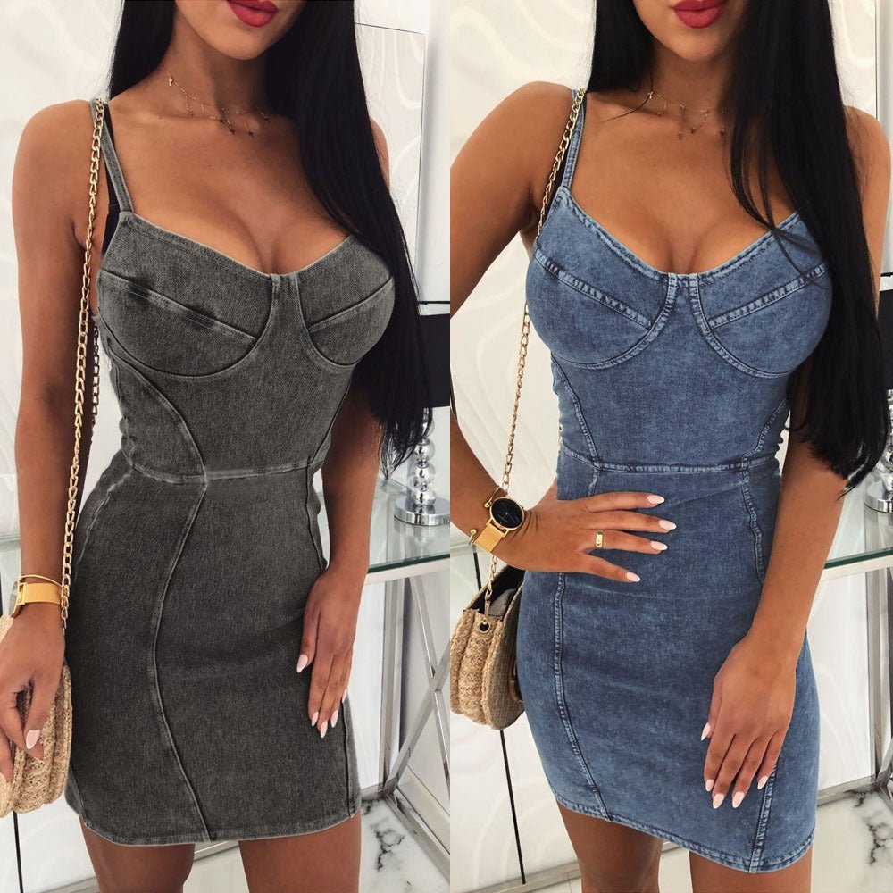 Denim hip dress - Sophinity