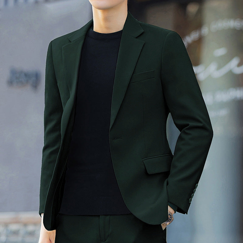Business Casual Korean-style Slim-fit Trendy High-end Suit Men's Jacket - Sophinity