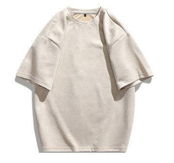 Men's Simple Solid Color Casual Short Sleeved Shirt - Sophinity