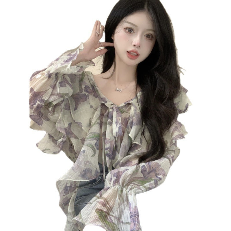 Fairy Spring Loose Temperament Chic Shirt - Sophinity