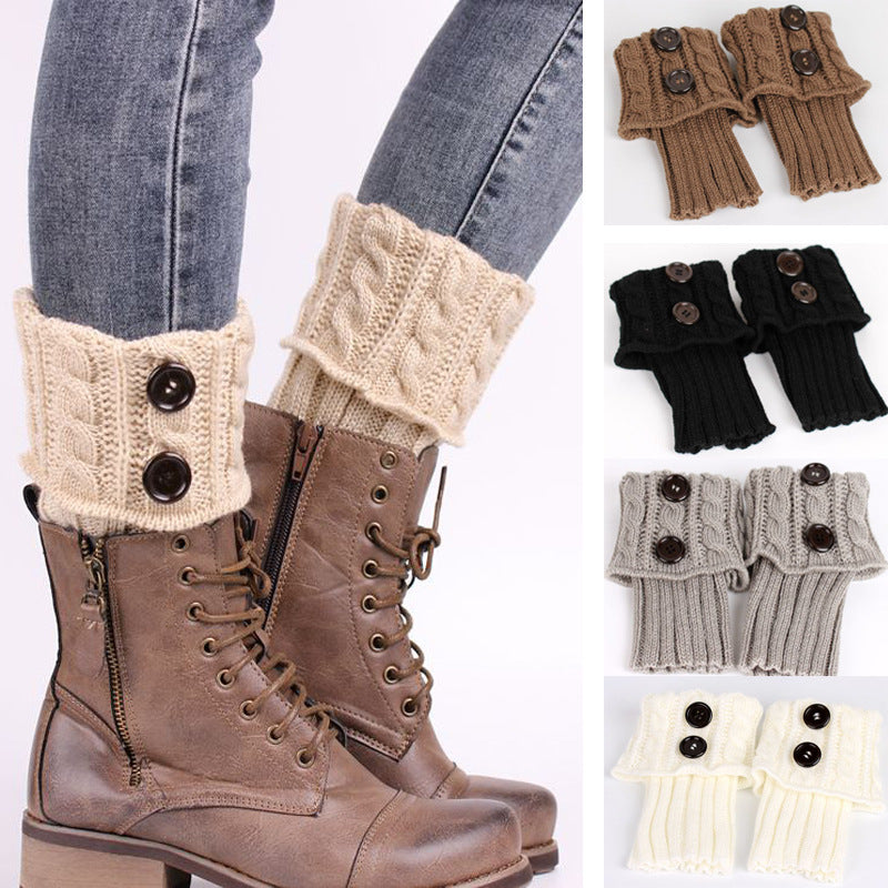 Button twist knit socks - Sophinity