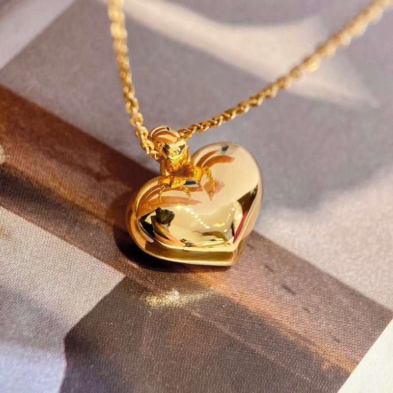 Color Gold Necklace Fashion Heart - shaped Women - Sophinity