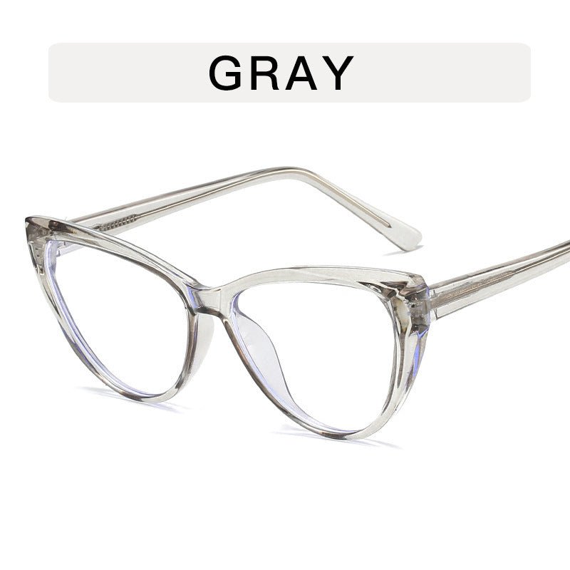 Leg Cat Eye Anti - blue Light Flat Bottom Glasses - Sophinity