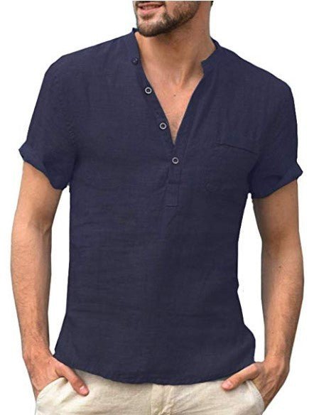 Casual linen polo shirt - Sophinity