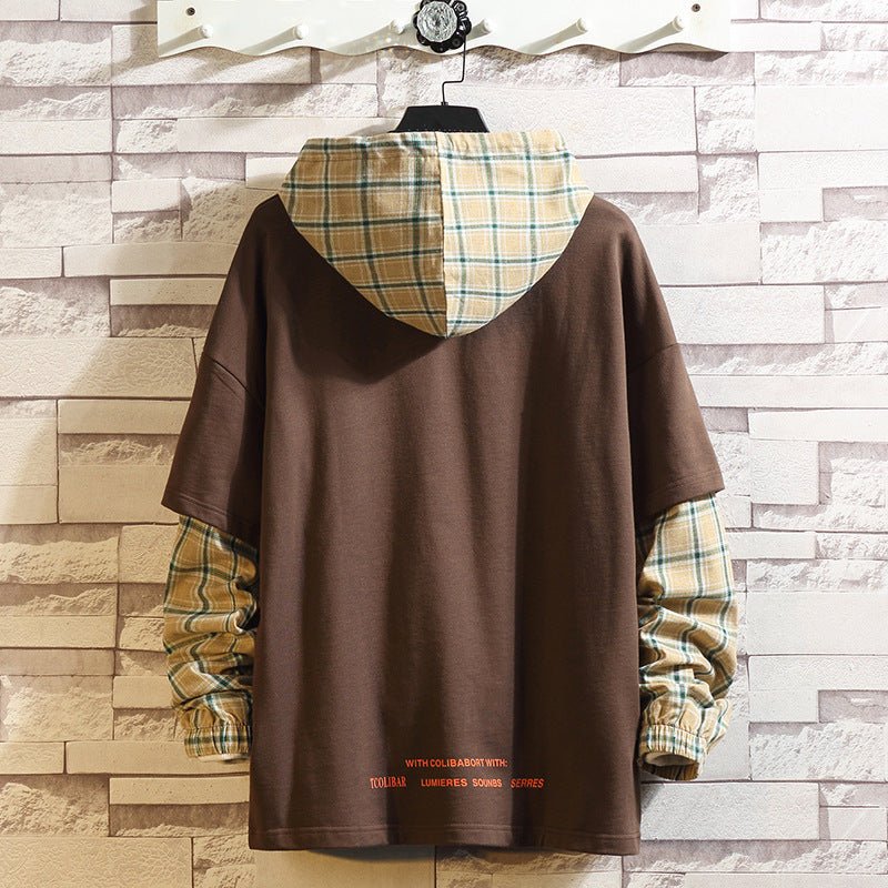 Fake two hooded hooded hoodies - Sophinity