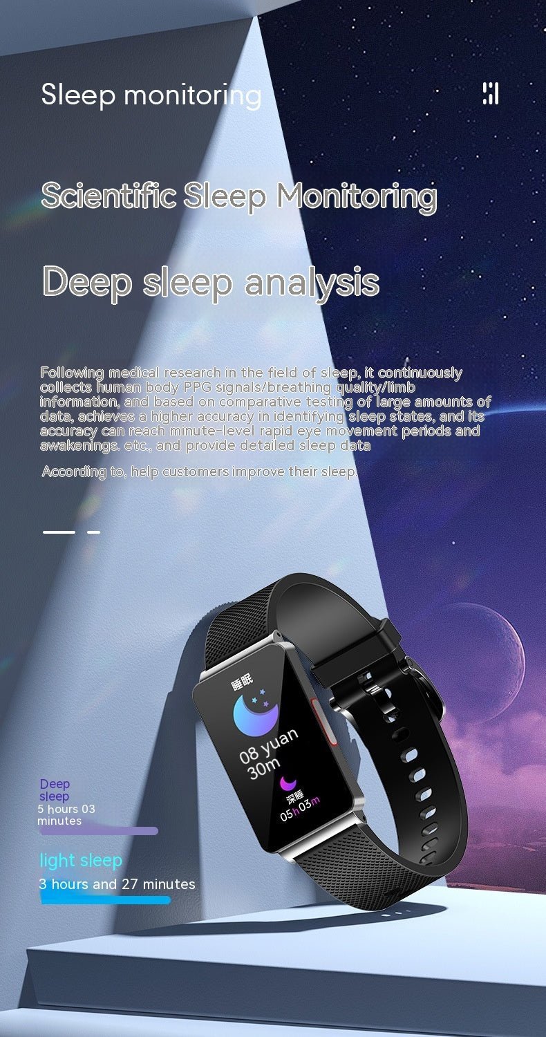 Smart Watch Blood Oxygen Body Temperature Sleep Monitoring Health Smart Bracelet - Sophinity