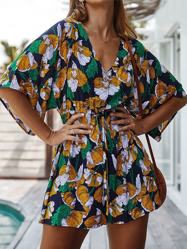 Printed spring summer Jumpsuit - Sophinity