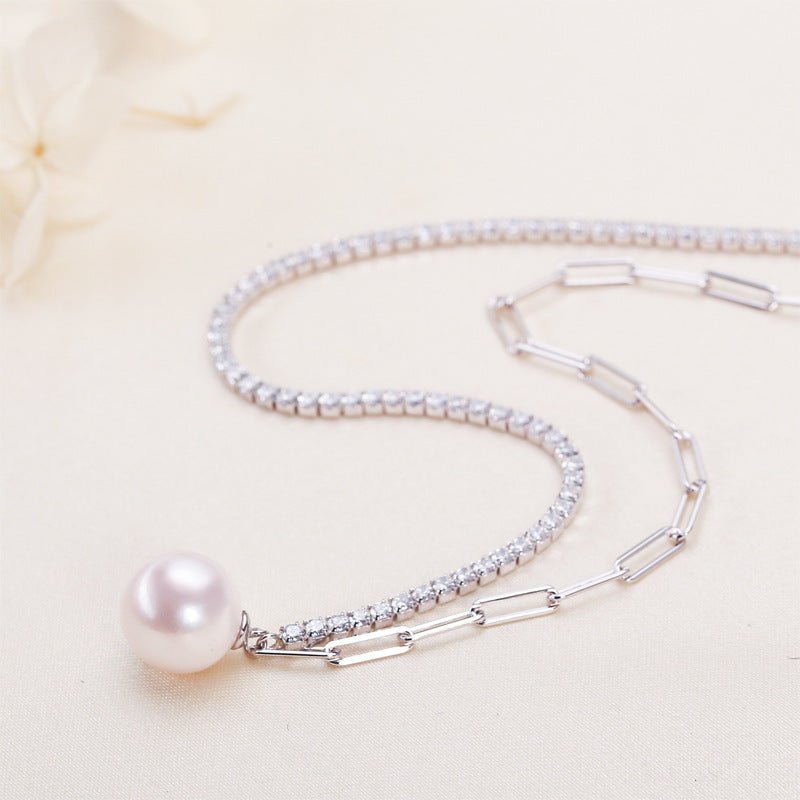 Simple Elegant Freshwater Pearl Necklace For Women - Sophinity