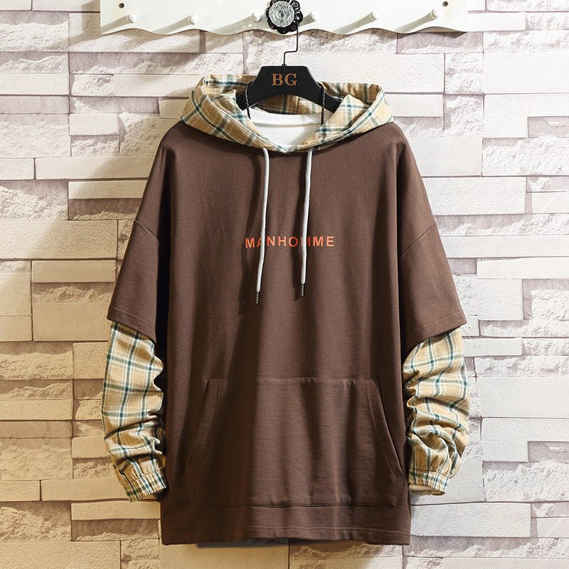 Fake two hooded hooded hoodies - Sophinity