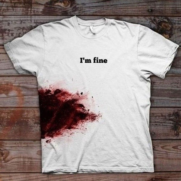 Imfine Round neck short sleeve T-shirt - Sophinity