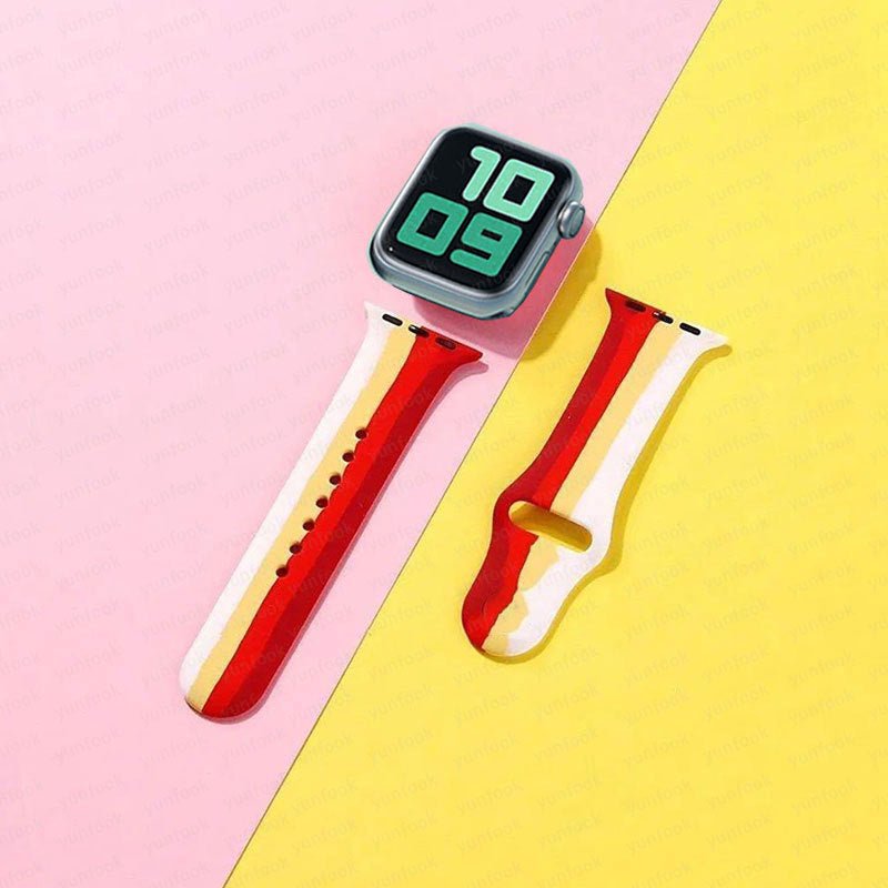 Simple And Creative Colorful Silicone Replacement Strap - Sophinity