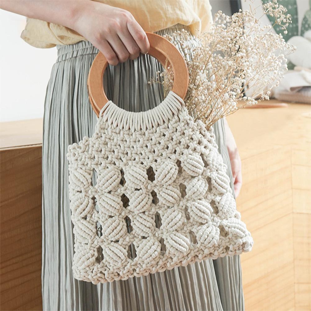 Fashion cotton rope straw women bags - Sophinity