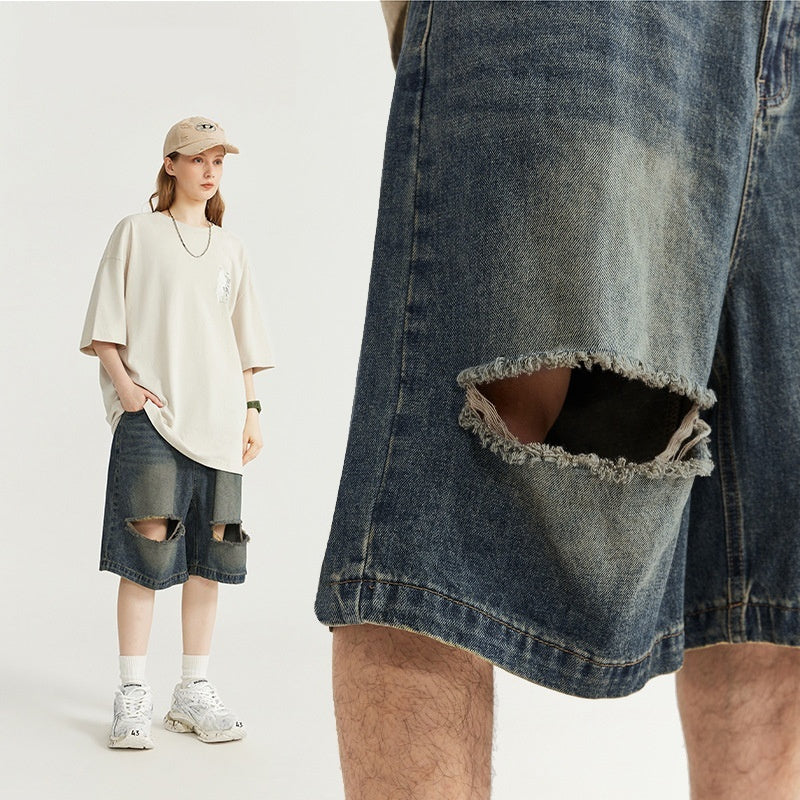 Men's Clothing Loose Street Retro Style Personality Shorts - Sophinity