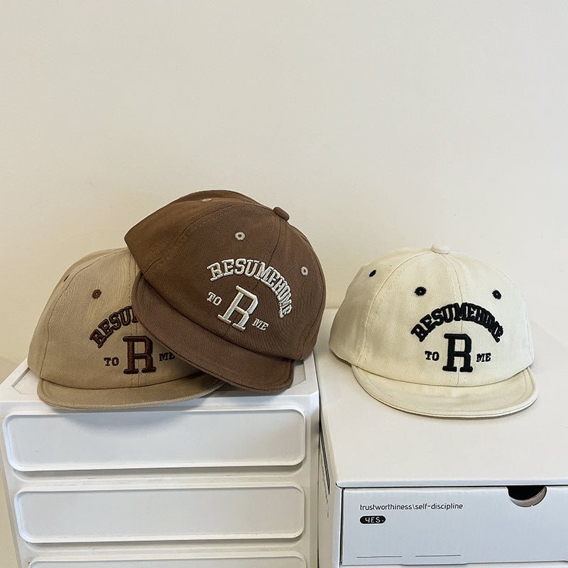 New Ins Soft Brim Letter Embroidered Sunshade Baseball Cap - Sophinity