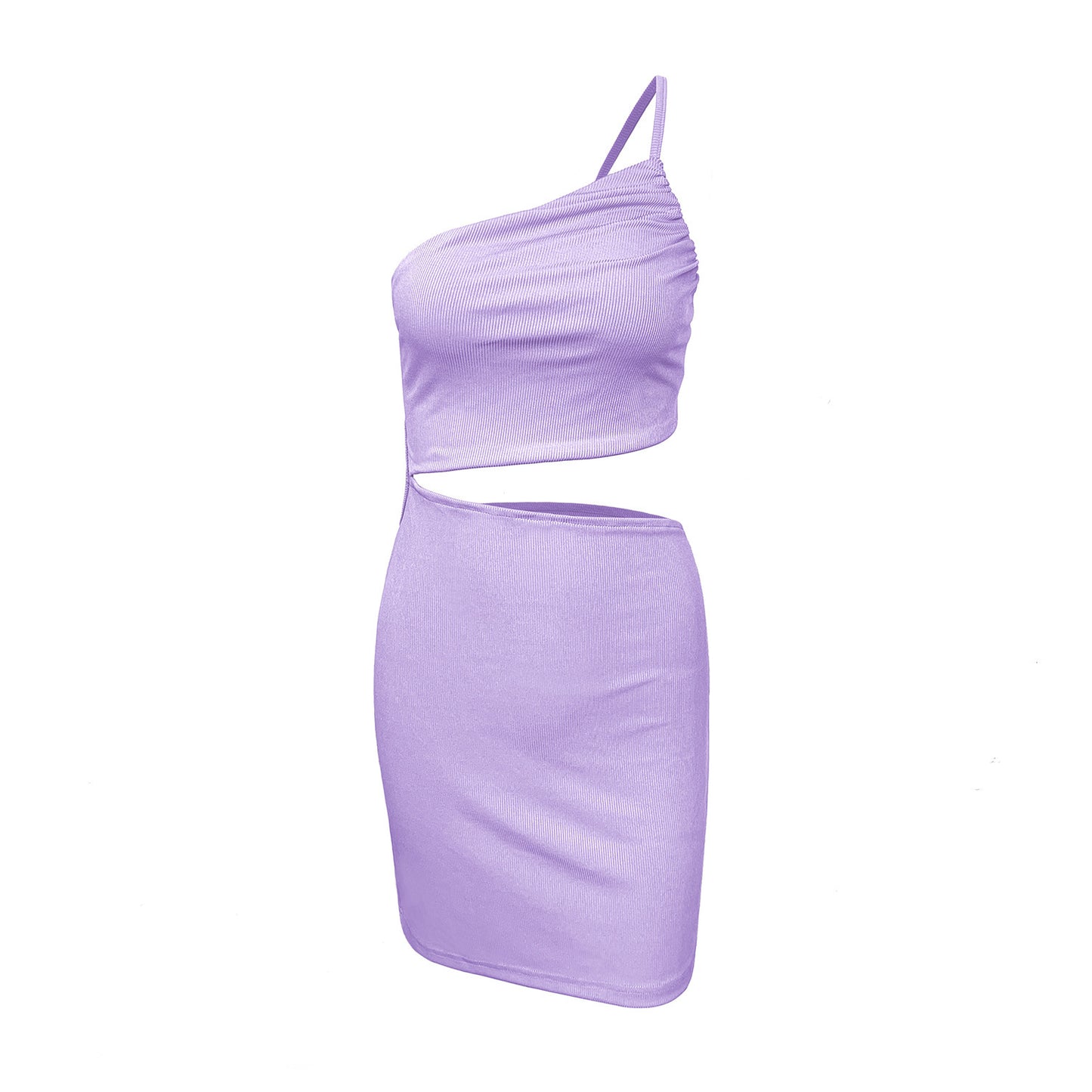 Women's Niche One - shoulder Drawstring Dress With A Sense Of Design - Sophinity