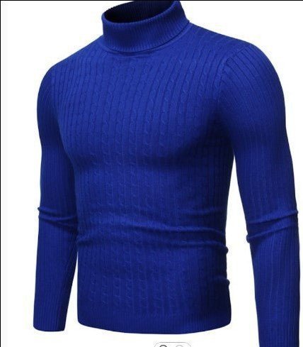 Men's Turtleneck Long Sleeve Sweater Casual Sweater Top - Sophinity