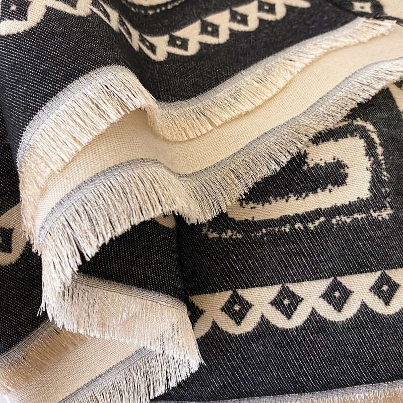 Warm Cashmere - like Thick Shawl Long Wild Scarf - Sophinity