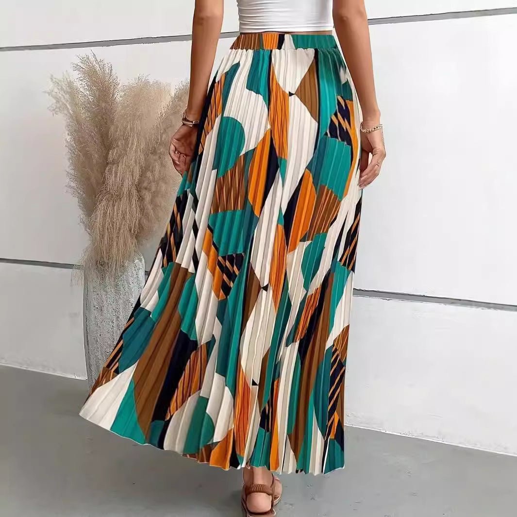 Women's Fashion Casual Printing Skirt - Sophinity