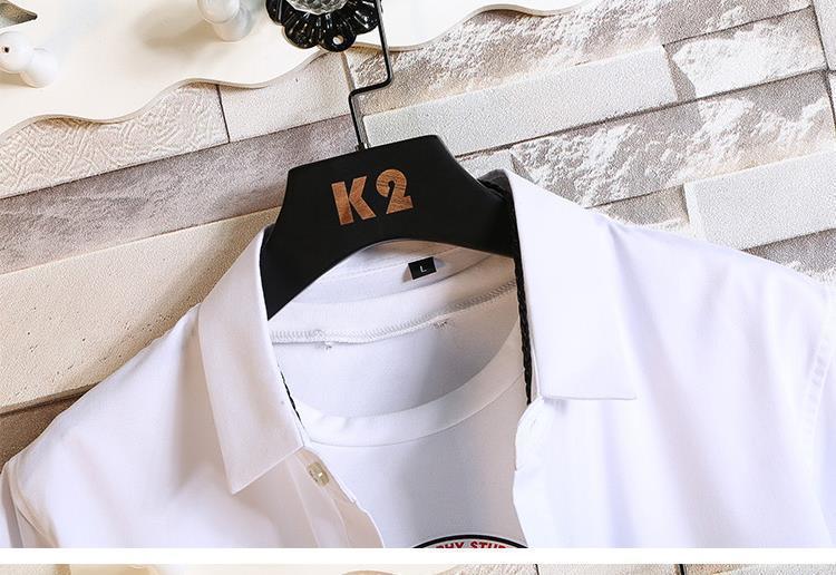 Printed Handsome Plus Size Loose Short Sleeves - Sophinity