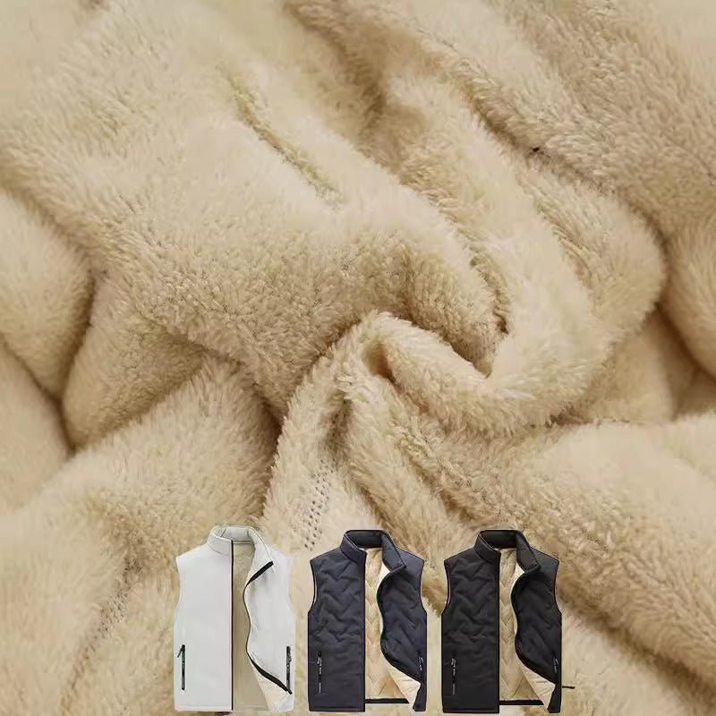 Vest For Middle - aged And Elderly People Warm Thickened Cotton Waistcoat Wool For Men - Sophinity