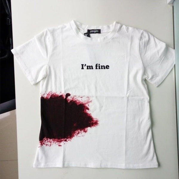 Imfine Round neck short sleeve T-shirt - Sophinity