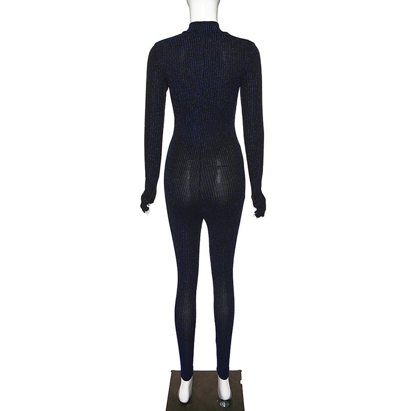 Sheer High Waist Jumpsuit - Sophinity