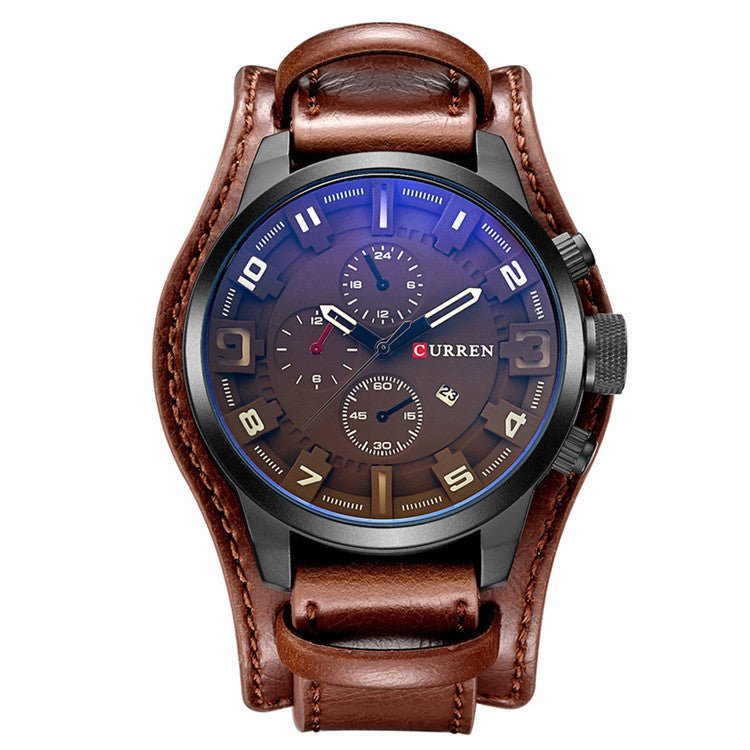 CURREN/Karen 8225 Men's Large Belt Sports Watch - Sophinity