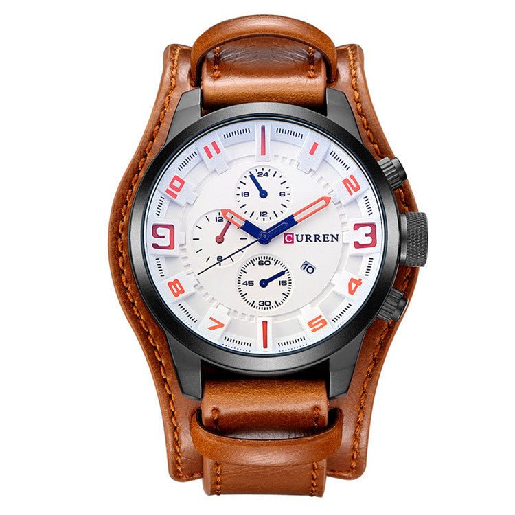 CURREN/Karen 8225 Men's Large Belt Sports Watch - Sophinity