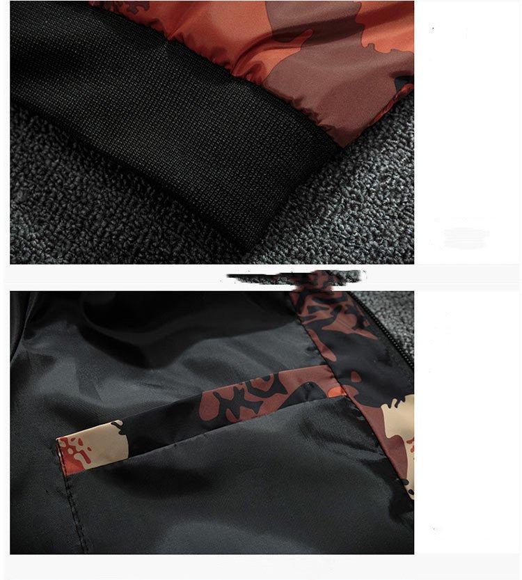 Casual Camouflage Jacket, Men's Hoodie, Street Clothes - Sophinity