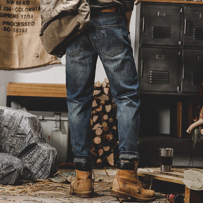American Retro Autumn Jeans Men - Sophinity
