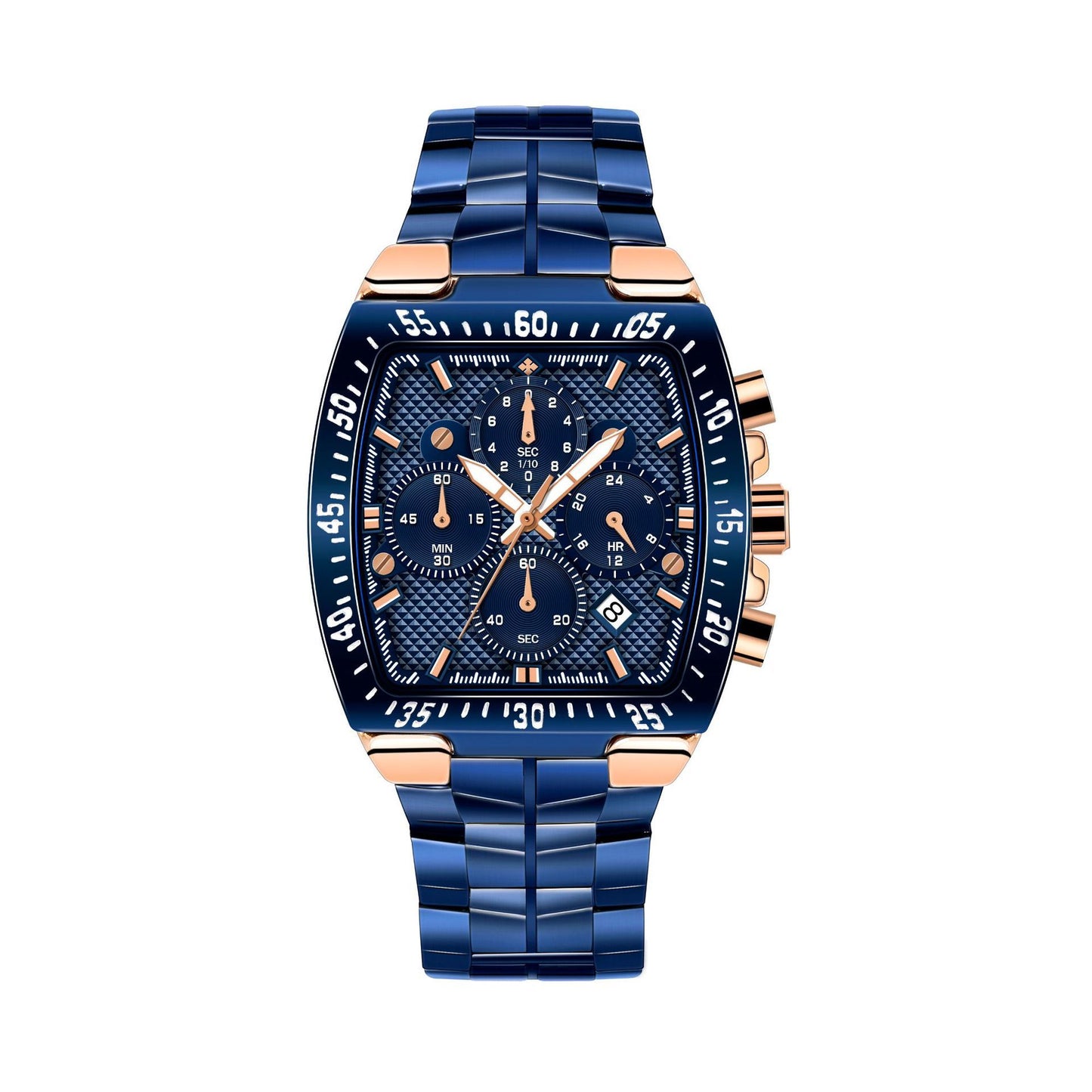 Seven Needle Steel Belt Non - Mechanical Waterproof Men - Sophinity