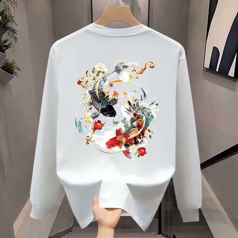 Men's Cotton Trendy Long Sleeve T-shirt - Sophinity