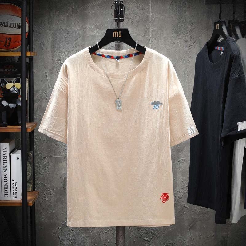 Loose short sleeve cotton T-shirt - Sophinity