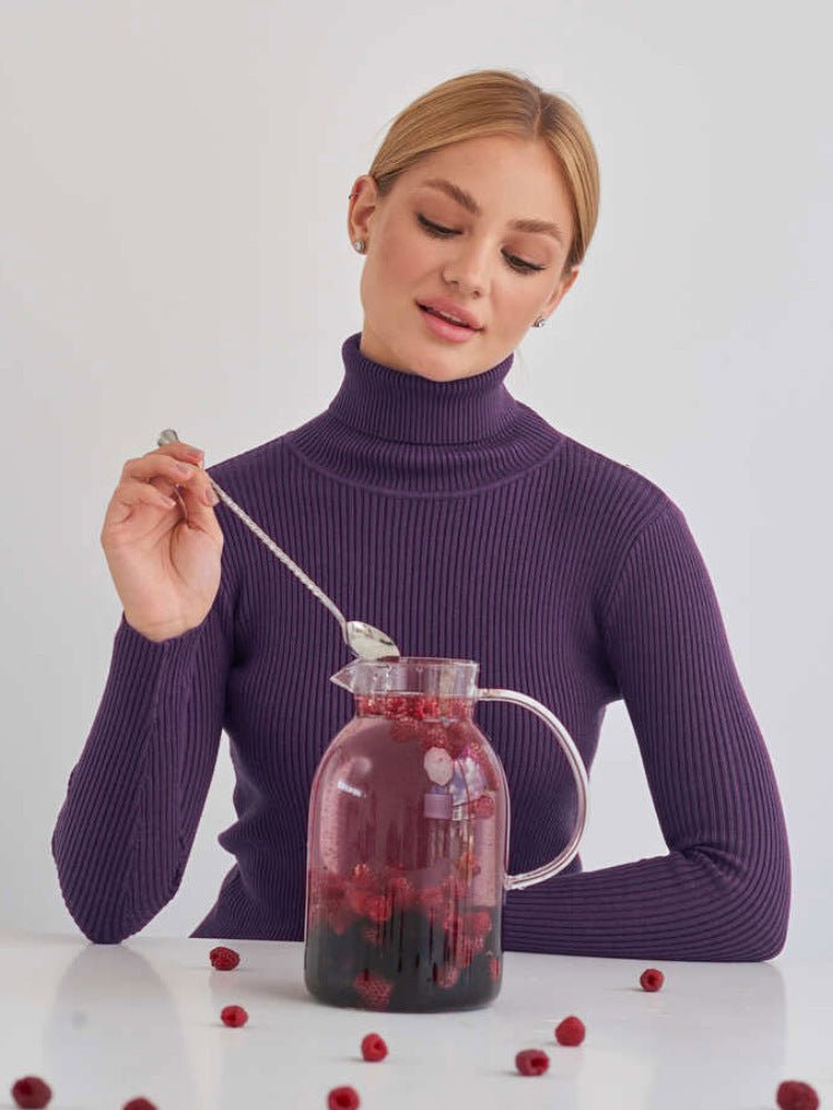 Women's Knitwear Turtleneck Pullover - Sophinity