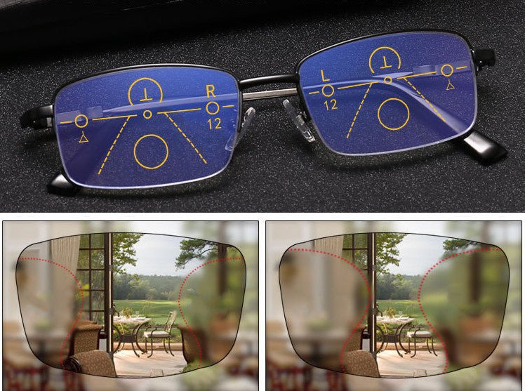 Long Distance Dual - use Presbyopia Glasses For Men - Sophinity