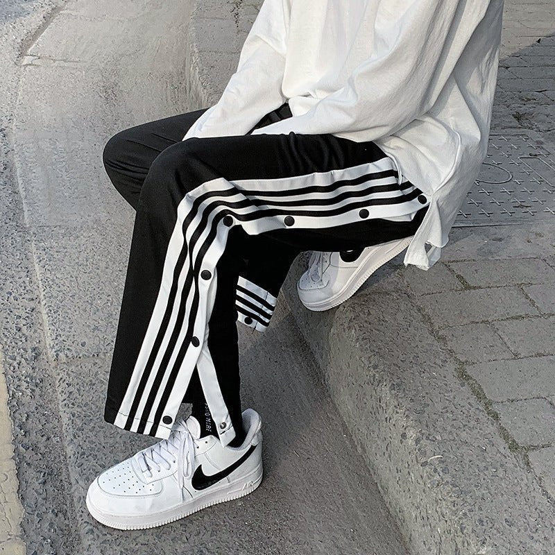 Button - up Men's Trendy Basketball Sports Pants - Sophinity