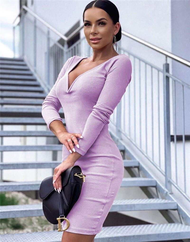 Women's Temperament Midi Skirt Solid Color Dress - Sophinity