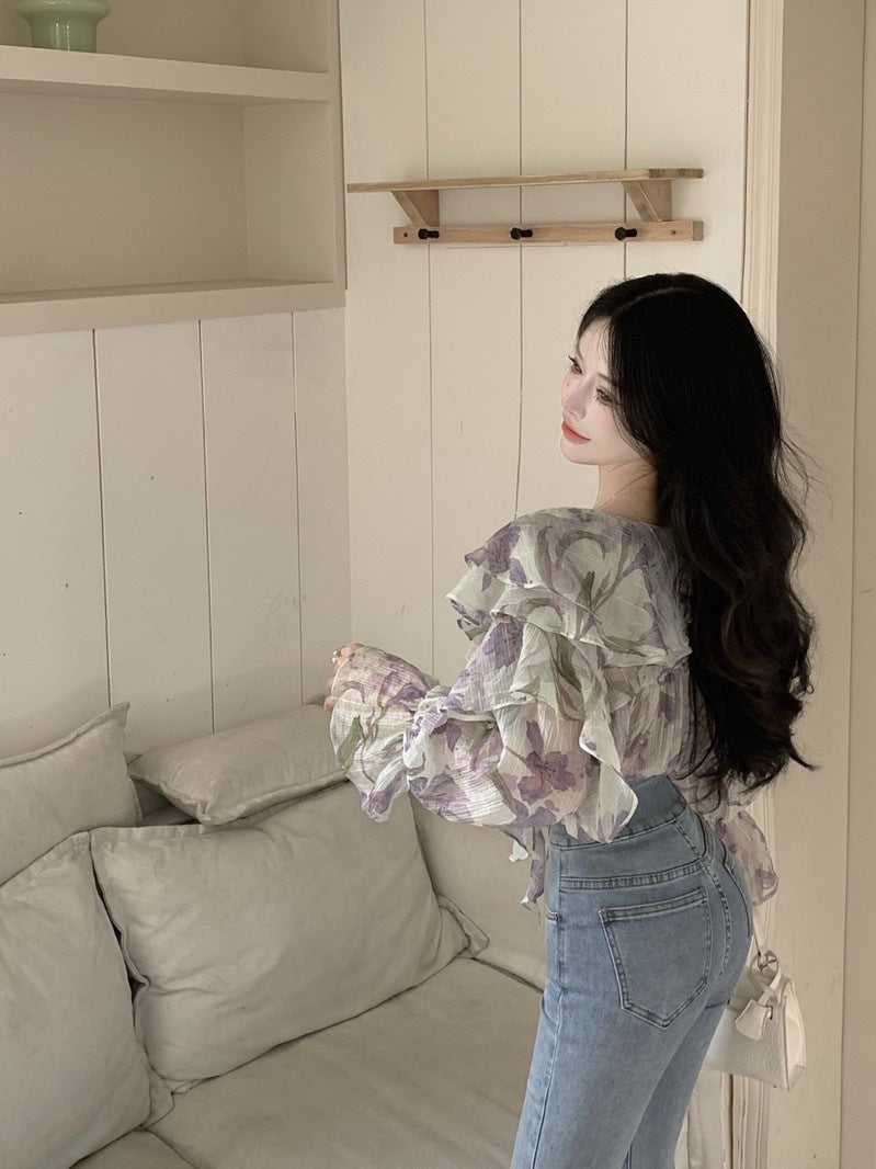 Fairy Spring Loose Temperament Chic Shirt - Sophinity