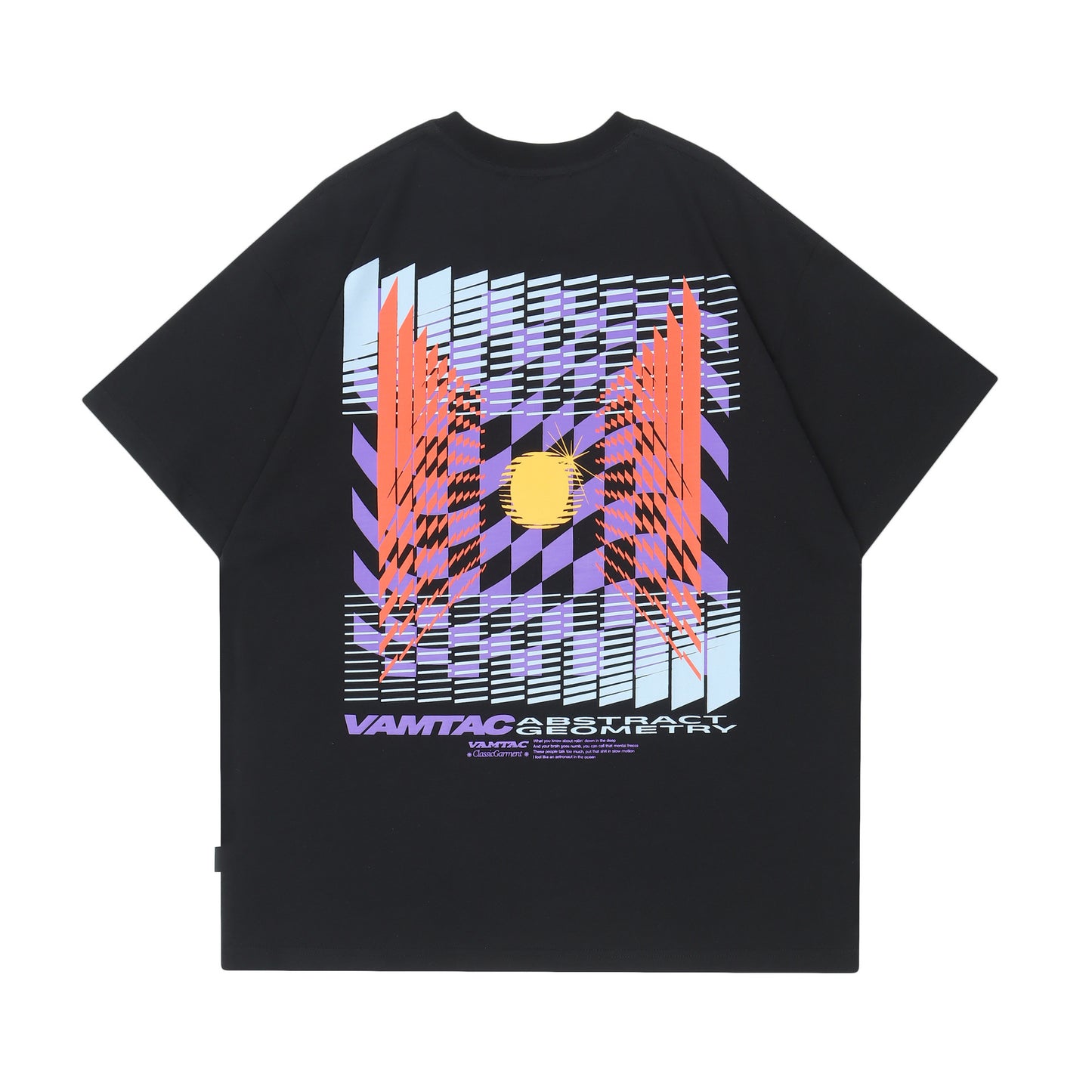 Street Style Irregular Pattern Loose Short Sleeve