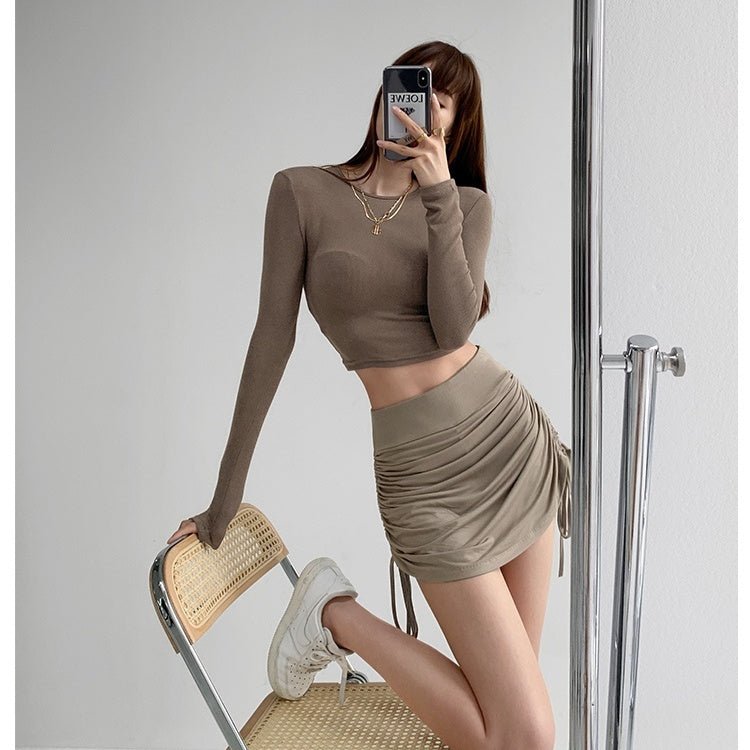 Skirts Tight Dancing Fitness Short Skirts Tide - Sophinity