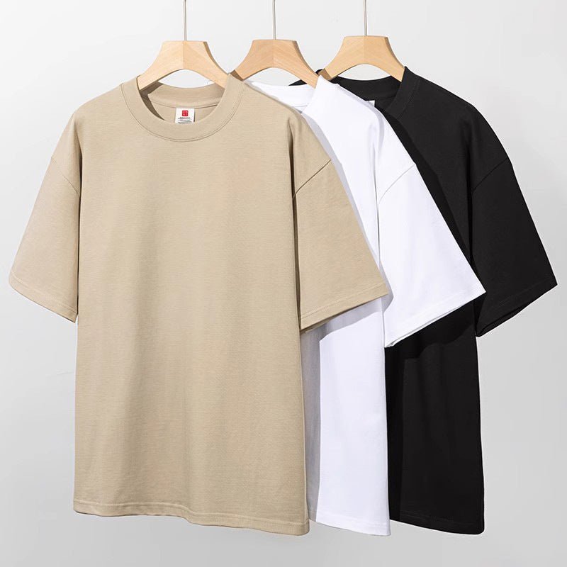 Loose Plus Size Short - sleeved T-shirt Round Neck Top - Sophinity