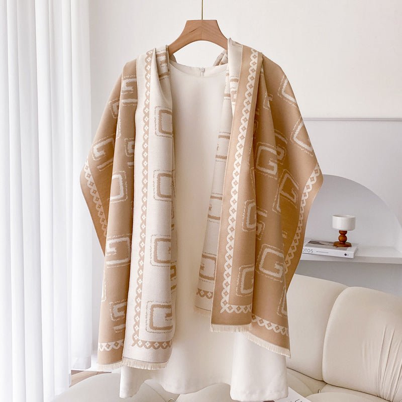Warm Cashmere - like Thick Shawl Long Wild Scarf - Sophinity