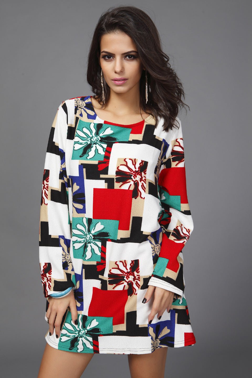 Fashionable oversized dress - Sophinity
