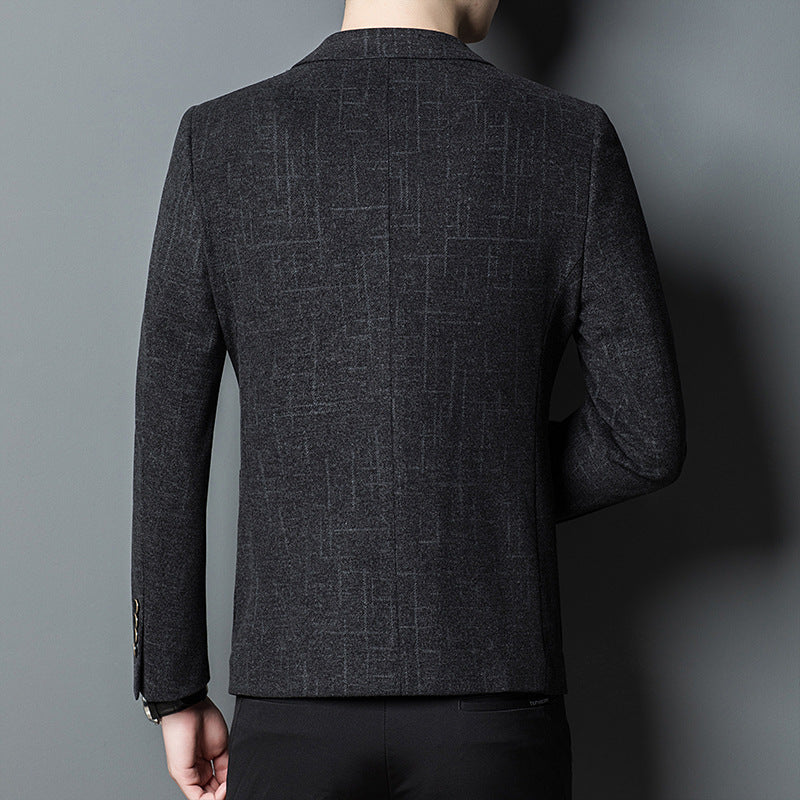 New Korean Elastic Men''s Casual Suit Men''s Slim Fashion Suit Top - Sophinity