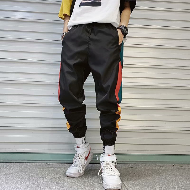 Colorblock Loose Harem Pants - Sophinity